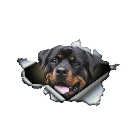 Sticker Hund "Rottweiler" Aufkleber Auto